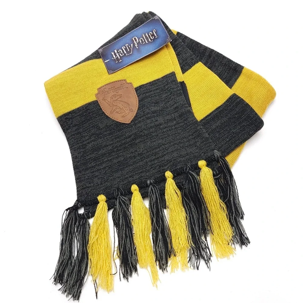 Harry Potter Hufflepuff Knit‎ Scarf One Size Loot Crate Exclusive New With Tags